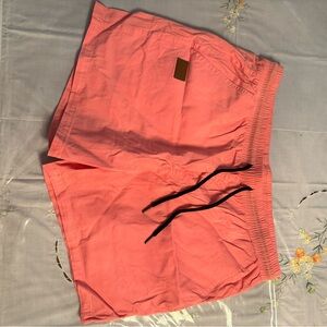 Pink Drawstring Shorts